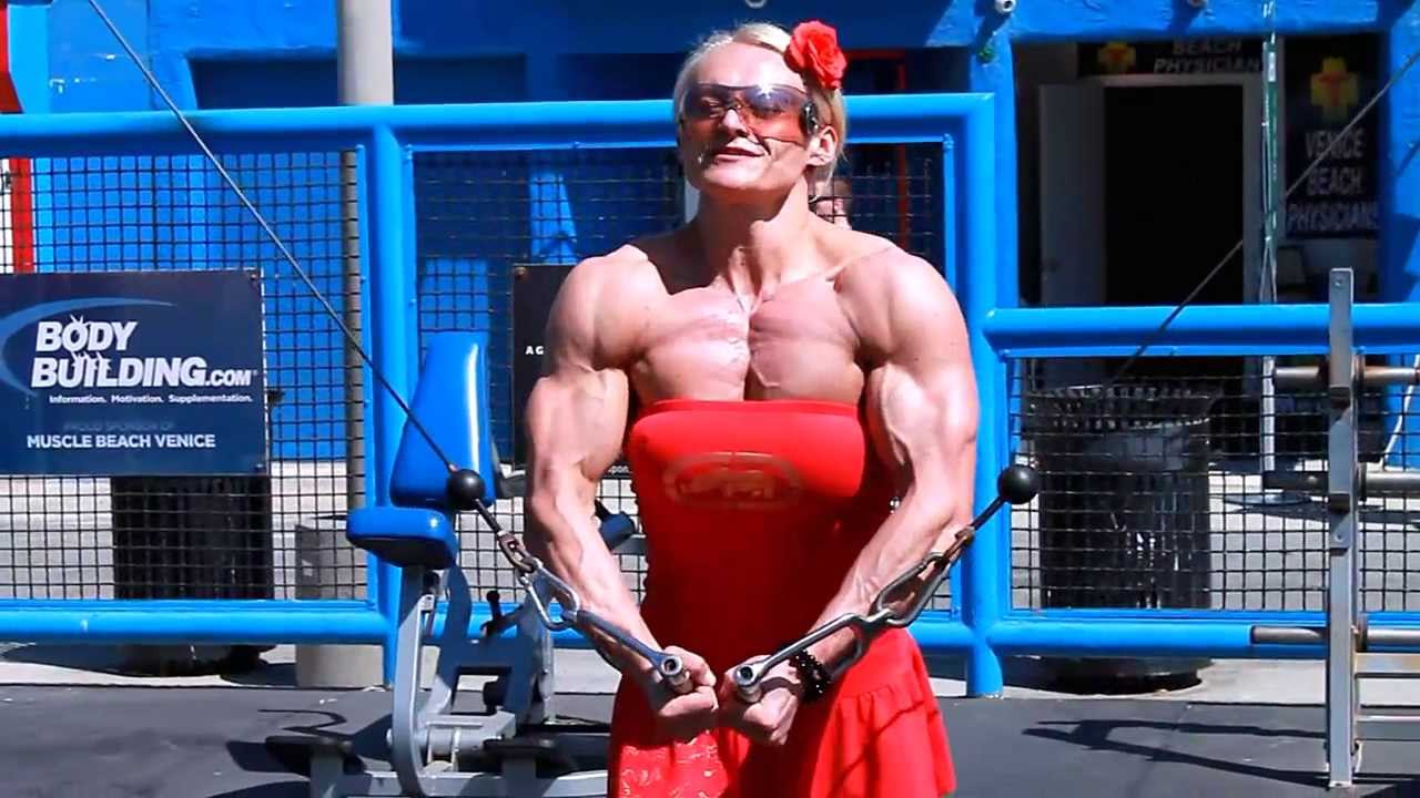 Brigita Brezovac Muscle Beach Workout Video