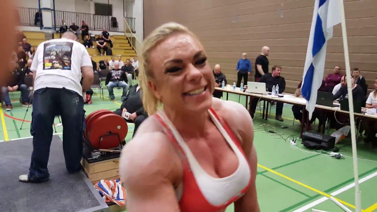 Minna Pajulahti 123kg Raw Bench Press – Video
