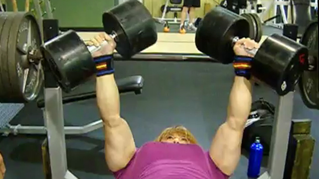 Shannon Nash 120 DB Press Video