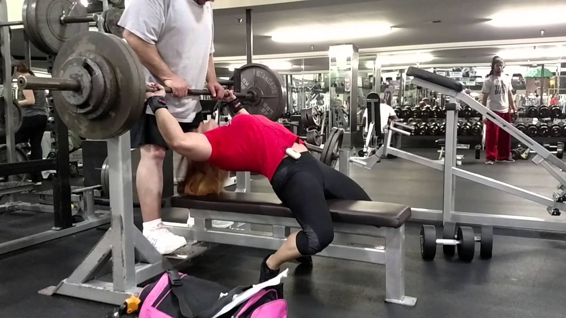 Shannon Nash 300 lbs Bench 5 Reps Video