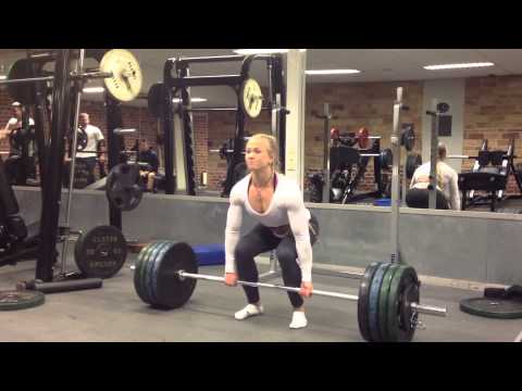 Sarah Backman Deadlifts 330lbs Video