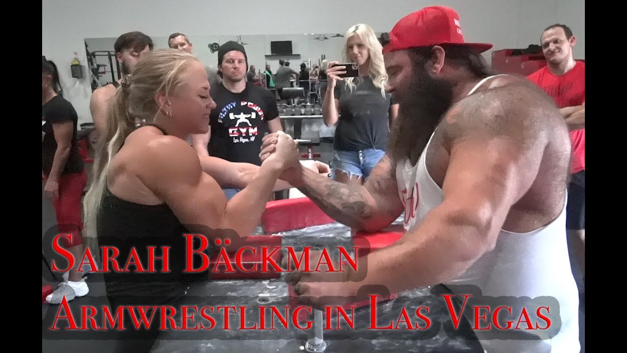 Sarah Backman Armwrestling