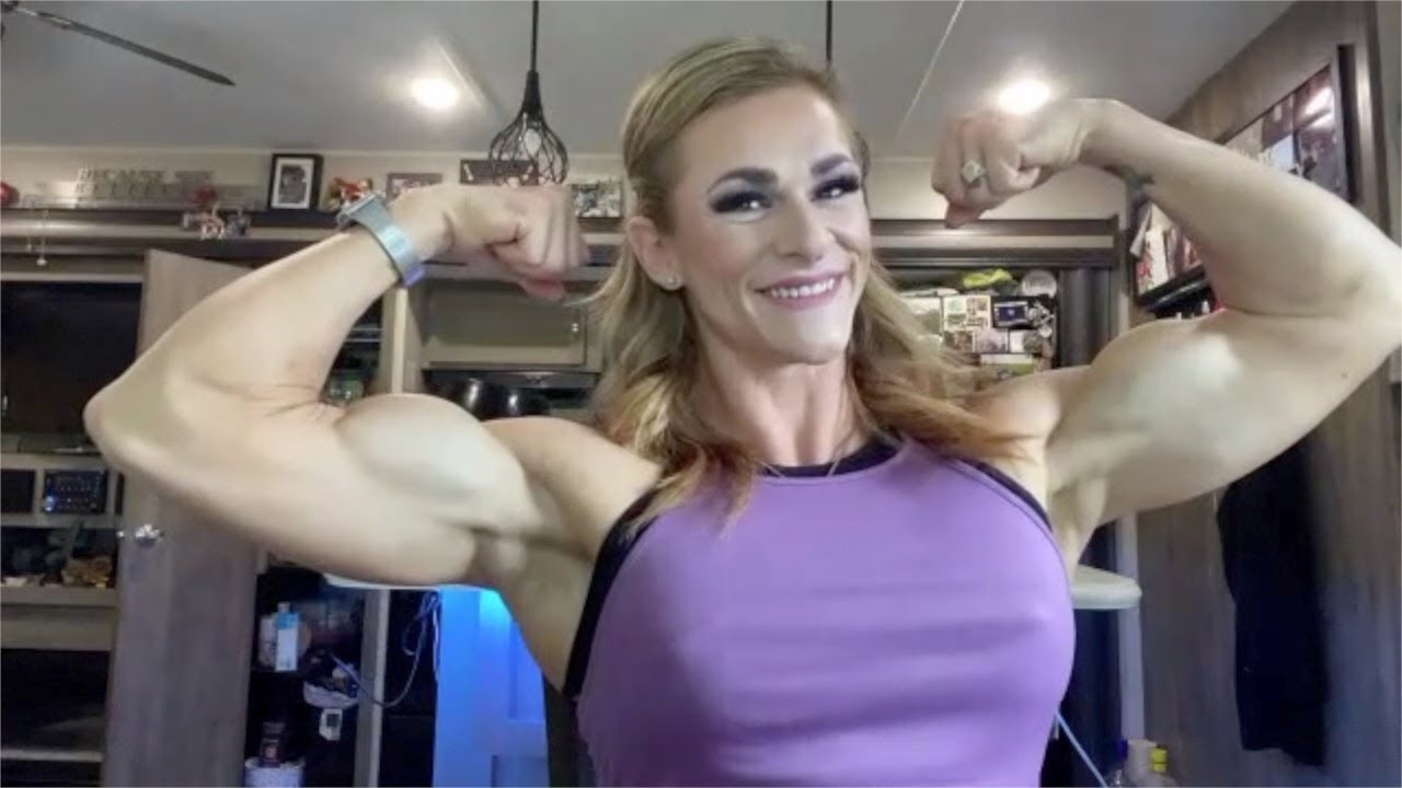 Brittany Bull Double Bicep Video