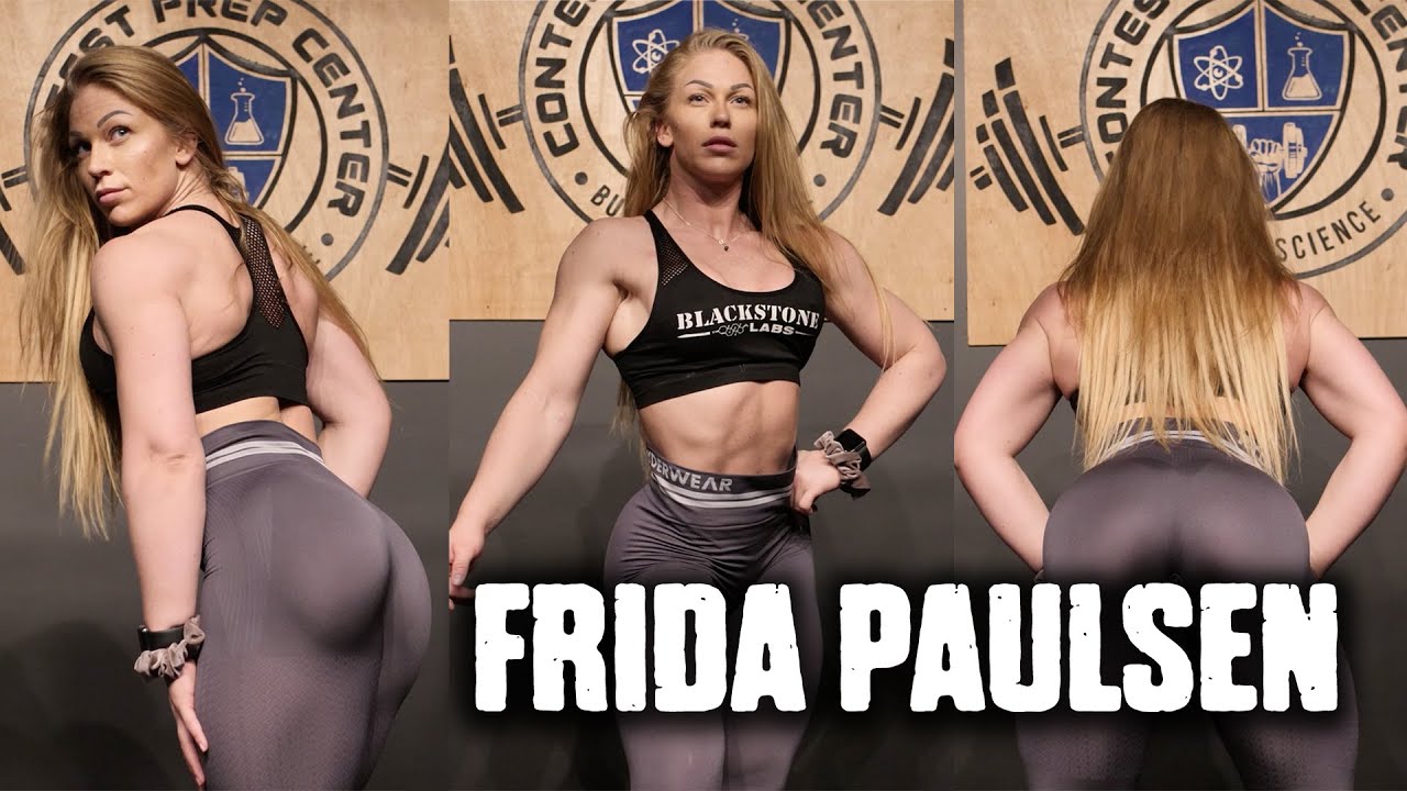 Frida Paulsen Leg Traning Posing Video