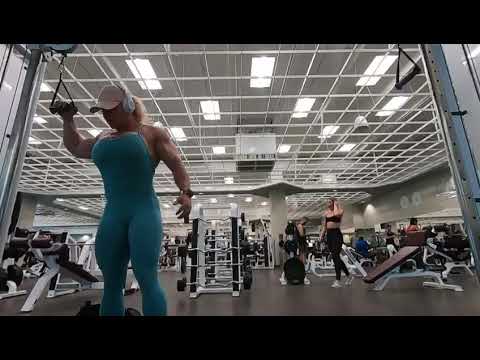 Aleesha Young Cable Biceps Video