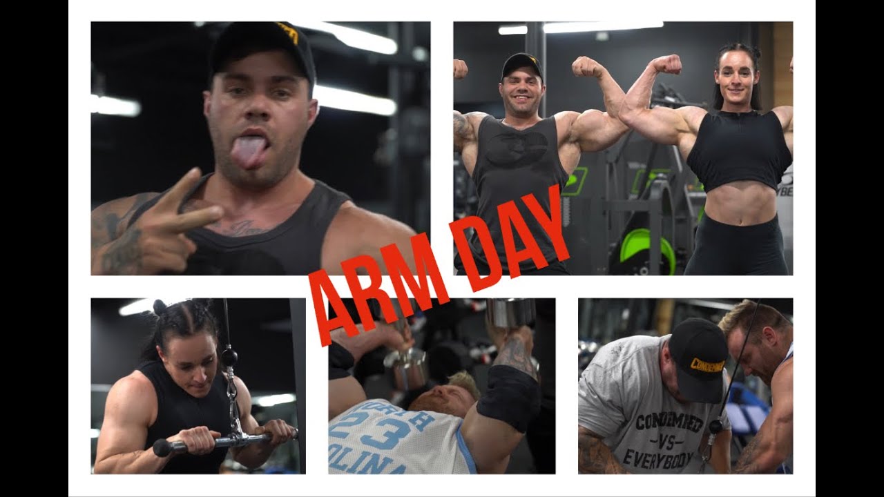 Amandine Kolly Arm Day Video