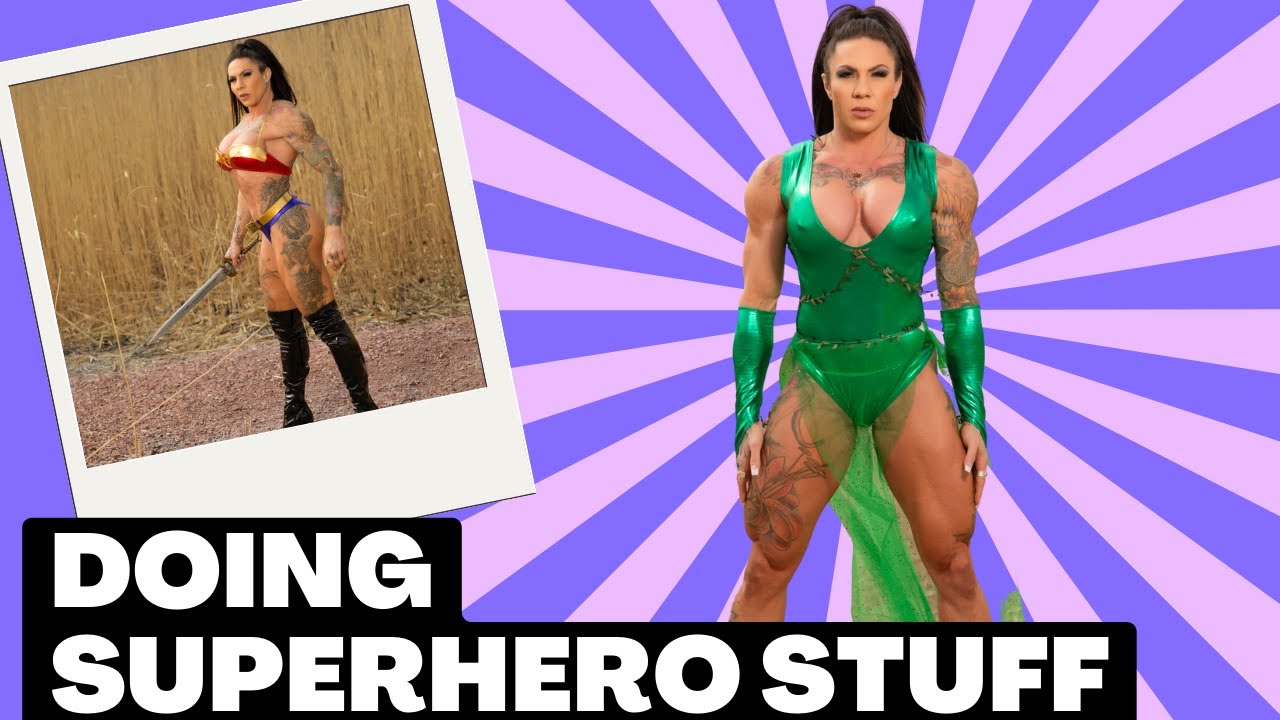 Jennifer Aguirre Superhero Photoshoot Video