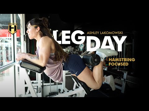 Ashley Lakomowski Leg Workout Video