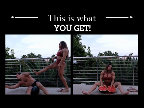 Raluca Raducu Watermelon Crushing Video