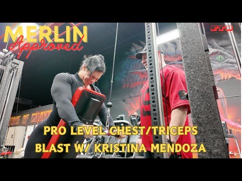 Kristina Mendoza Blasting Triceps Video