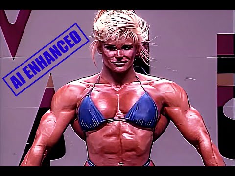 fbb Sandy Riddell 1990 Ms Olympia 1080p AI enhanced