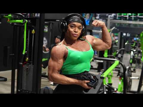 UPPER BODY WORKOUT CLIPS EXTREME MUSCLE PREP FILES IFBB PRO OLYMPIAN LOLA MONTEZ GYM VIDEO