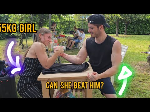 Arianna Rampazzo Mixed Armwrestling Video