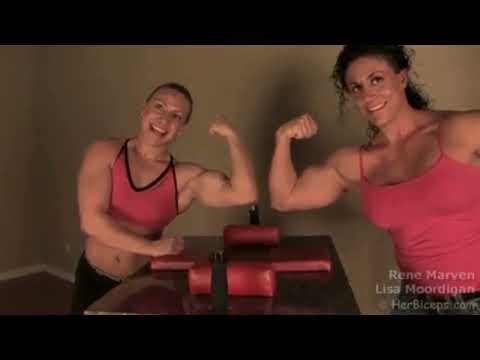 Muscle Girls Arm Wrestling Video