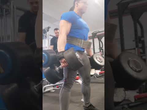 Tifani Wittman 80kg shoulder shrugs video