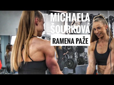 Michaela Šourková Shoulders workout Video