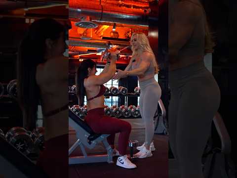 Shoulders smashed with Victoria Scott! Long form version up – get all the deets 🔥 #bodybuilding