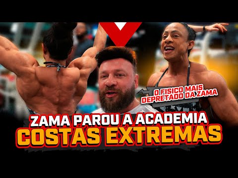 ZAMA PAROU A ACADEMIA NO TREINO DE COSTAS!!! PACHO CONFIANTE NO TÍTULO!!!