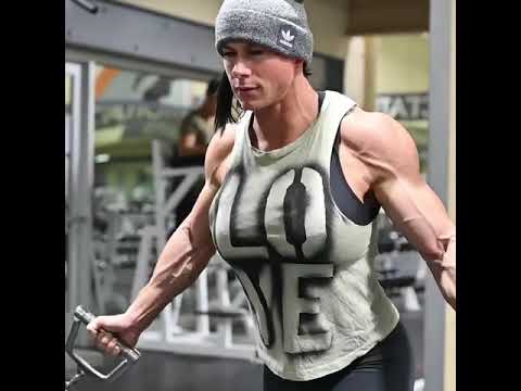Female bodybuilder – hard workout at gym | Female Fitness Motivation #shorts