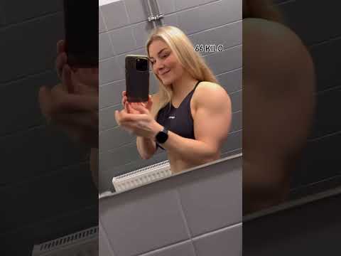 GREAT WORK 🤝🏼😀🍒🍗🍞 #transformation #bodybuilding #biceps #strongwomen #muscle #motivation