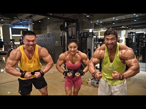 [로드 투 프로카드] IFBBPRO 두분에게 등, 이두 꿀팁 전수 받음