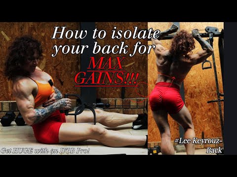 Back – isolation exercise