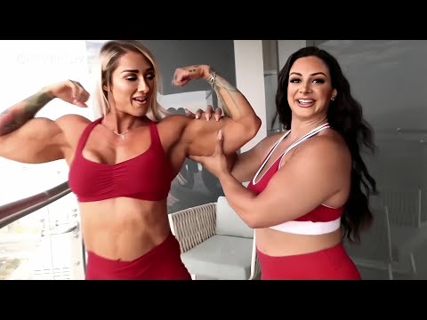 Prove Big Biceps woman's Ranya and Kristina Parks