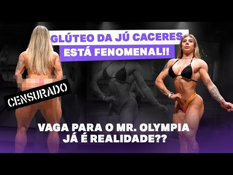FIQUEI ASSUSTADO COM  FÍSICO DA JÚ CÁCERES | VAGA DO OLYMPIA JÁ É REALIDADE??
