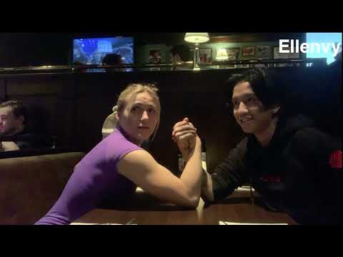 Ellenvy Crushing Streamer in Armwrestling