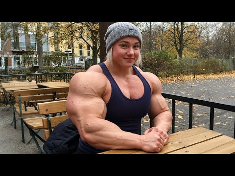 Hanging Out With a Cute Female Bodybuilder | FakeMuscleGirls | AI Female Muscle