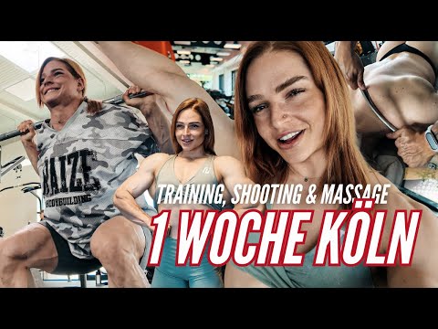 VLOG 🎥 Work week in Cologne: NEWS from the RAIZE office! LEG DAY & recovery massage.